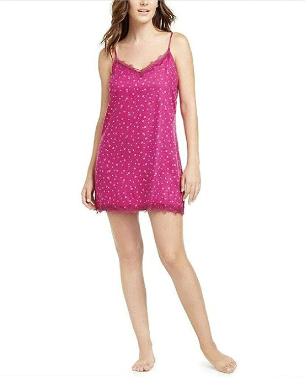 Jenni by Jennifer Moore Women's Lace-Trim Chemise Nightgown