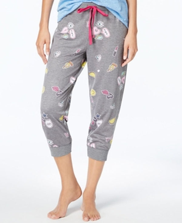 Jenni by Jennifer Moore Women's Knit Cropped Jogger Pajama Pants