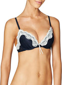 Heidi Klum Women's Fit Mesh Lace Custom Lift Push-Up Bra