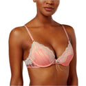 Heidi Klum Women's Fit Mesh Lace Custom Lift Push-Up Bra