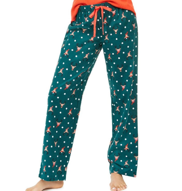 Jenni by Jennifer Moore Women's Holiday Flannel Pajama Pants