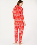 Jenni by Jennifer Moore Women's Fleece One Piece Union Suit Pajamas