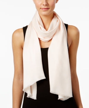 Calvin Klein Soft Wrap Basic Fringe Scarf Wrap