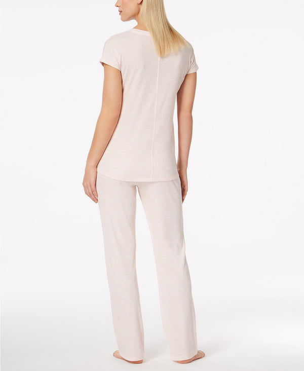 Alfani Mesh-Stripe Pajama Set