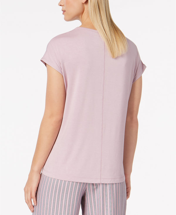 Alfani Solid Knit Sleep Top