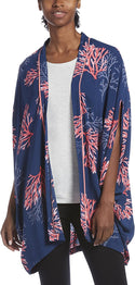 HUE Woven Kimono Sleep Wrap Sleepwear