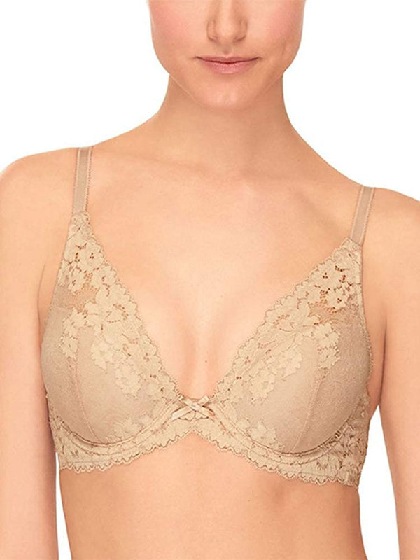 b.tempt'd by Wacoal Women's Insta Ready Lace Plunge Multi Way Contour Bra