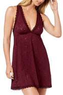 Flora Nikrooz Women's Bisou Burnout Lace Trim Sleepwear Chemise Nightgown