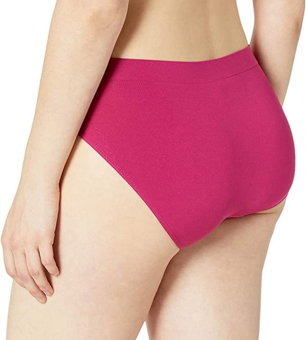 Bali Women's Seamless Hi Cut for Everyday Comfort Smoothing Panty