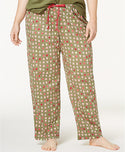 HUE Women's Printed Knit Long Pajama Sleep Pant