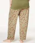 HUE Women's Printed Knit Long Pajama Sleep Pant