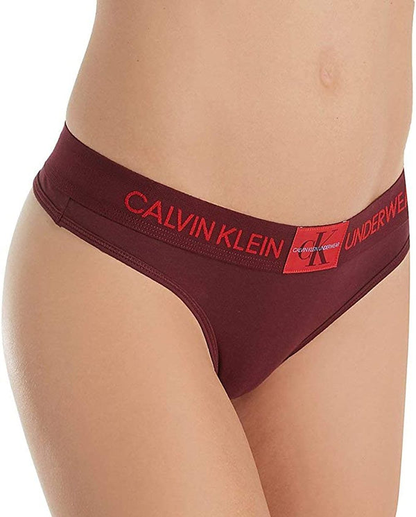 Calvin Klein Women's Monogram Waist Thong