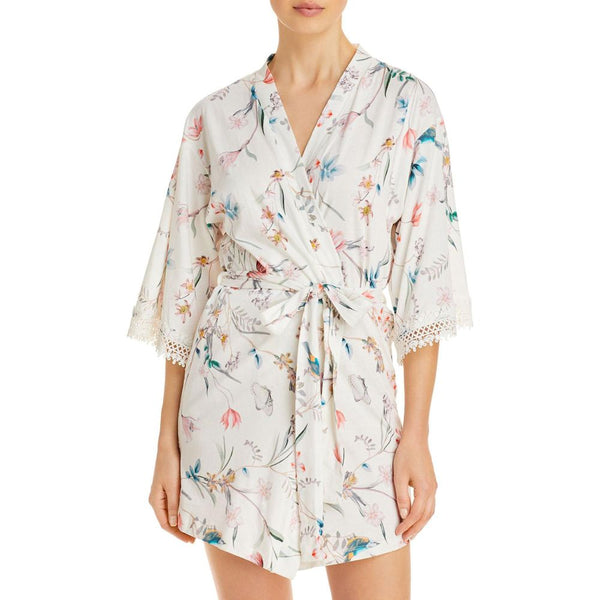 Flora Nikrooz Women's Irene Sleepwear Comfy Short Robe