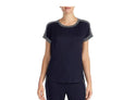 DKNY Women's Contrast-Trim Pajama Top