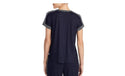 DKNY Women's Contrast-Trim Pajama Top