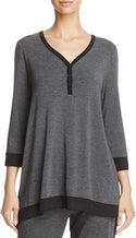 DKNY Women's Silhouettes 3/4 Sleeve Top