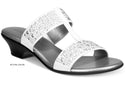 Karen Scott Eddina Embellished Slide Sandals